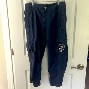 Vintage Cargo Pants Ralph Lauren Jean Co Sailor Ankle  Snap Pockets Trending